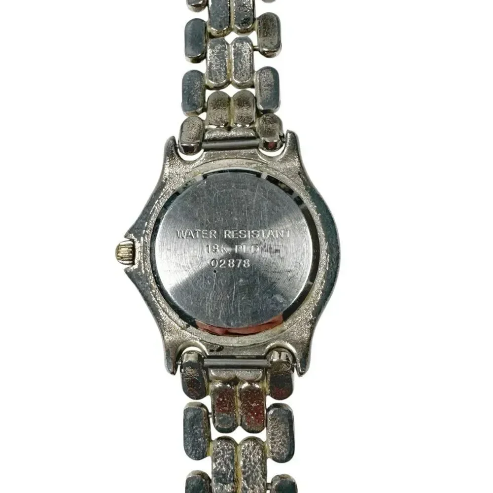 Vintage Andre Cheval Quartz Watch Water Resistant 18K PLD Japan Movement 80s 90s